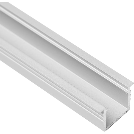 Loox5 forsænket aluminum LED-stribeprofil, 17 mm (sølv)