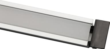 Loox5 endehætter til en forsænket aluminiumsprofil, 17 mm (sort)