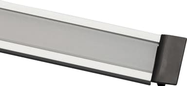 Loox5 endehætter til en forsænket aluminiumsprofil, 17 mm (sort)