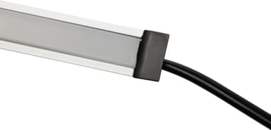 Loox5 endehætter til en forsænket aluminiumsprofil, 17 mm (sort)