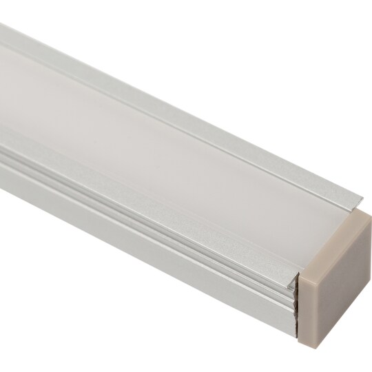 Loox5 endehætter til en overfladisk aluminiumsprofil, 13 mm (stål)