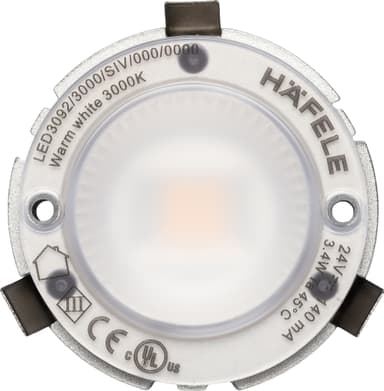 Loox5 WarmWhite LED-spotlys (3,4W)