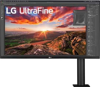 LG UltraFine Ergo 32UN880 31,5" skærm (sort)