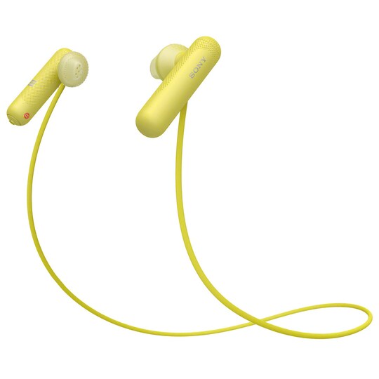 Sony WI-SP500 trådløse in-ear hovedtelefoner (gul)
