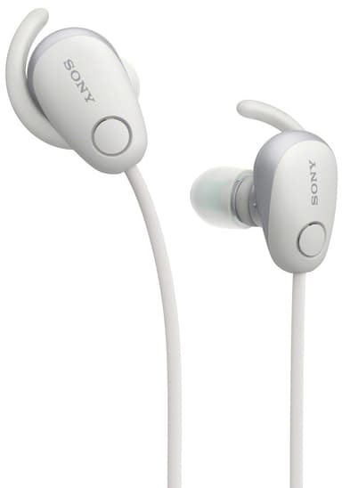 Sony WI-SP600 trådløse in-ear hovedtelefoner (hvid)