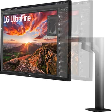 LG UltraFine Ergo 32UN880 31,5" skærm (sort)
