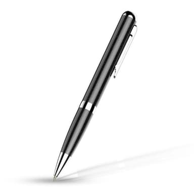 Pen med digital stemmeoptager Sort