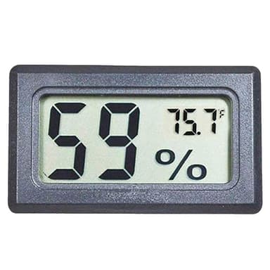 Mini LCD Hygrometer / Termometer Grå