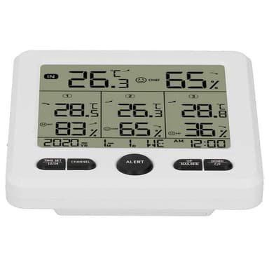 Trådløst termometer og indendørs/udendørs hygrometer