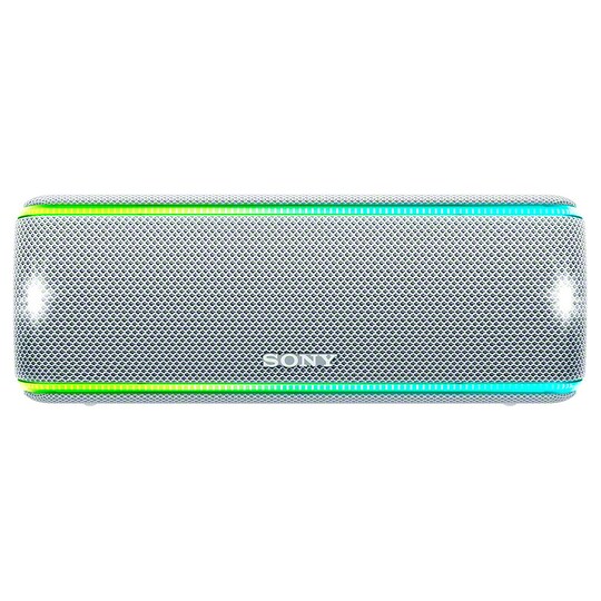 Sony bærbar trådløs højttaler SRS-XB31 (hvid)