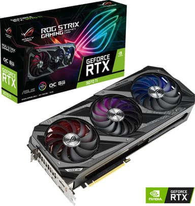 ASUS GeForce RTX 3070 Ti ROG STRIX OC grafikkort (8 GB)