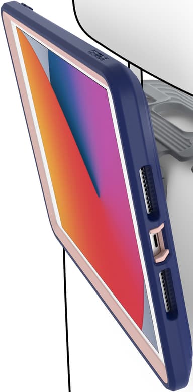 Otterbox EasyGrip antimikrobielt cover for børn til iPad 10.2 (Lilla)