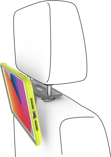 Otterbox EasyGrip antimikrobielt cover for børn til iPad 10.2 (grøn)