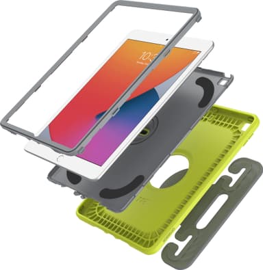 Otterbox EasyGrip antimikrobielt cover for børn til iPad 10.2 (grøn)