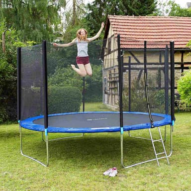 Trampolin med sikkerhedsnet - 396 Elgiganten