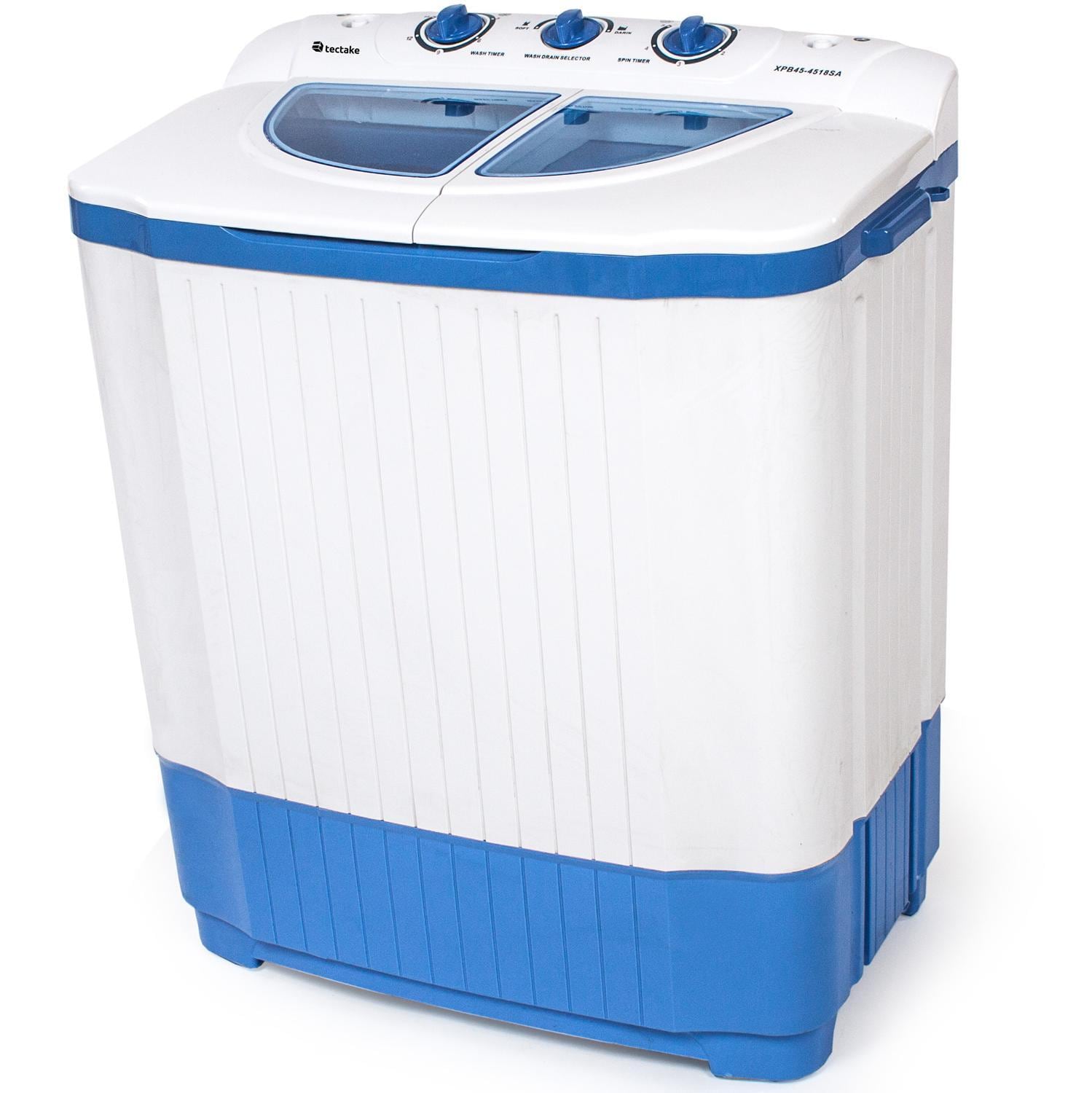 Mini vaskemaskine vask og 3,5 kg. centrifugering - hvid |