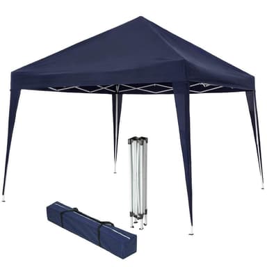 Foldbar havepavillon 3x3m - blå