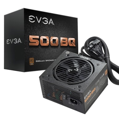 PSU EVGA 500W BQ Hybrid Modular Bronze Rated Elgiganten