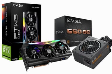 EVGA GeForce RTX 3070 Ti FTW3 ULTRA GAMING + EVGA 650W BQ BU