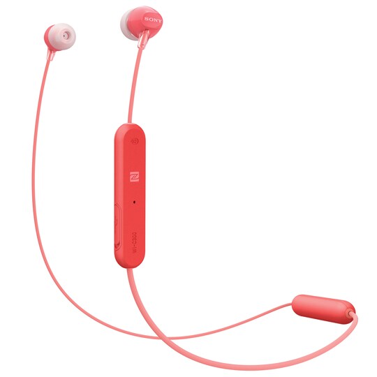 Sony WI-C300 trådløse in-ear hovedtelefoner (rød)