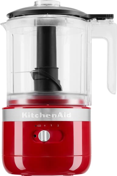 KitchenAid ledningsfri mini food processor 5KFCB519EER (empire red)