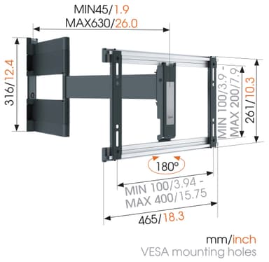 Vogels OLED TV vægbeslag THIN546