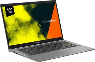 Asus VivoBook S14 S433 i3/8/128 14" bærbar computer (light grey)