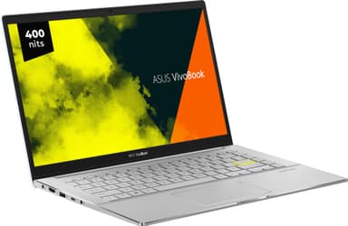 Asus VivoBook S14 S433 i5/8/256 14" bærbar computer (transparent silver)