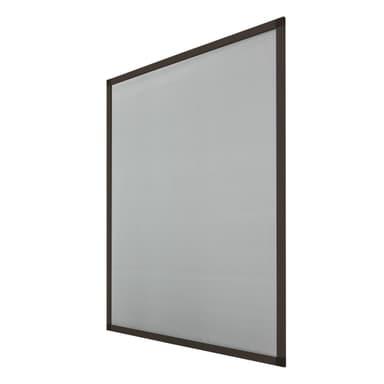 ECD Germany 3 pak skærmen dør med aluminiumsramme - 80x100 cm - Brun -
