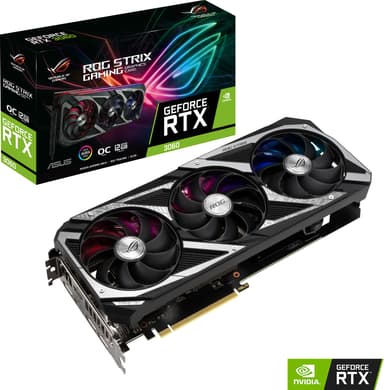 ASUS GeForce RTX 3060 ROG STRIX GAMING OC V2 (LHR) grafikkort (12 GB)