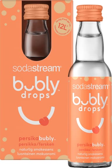 SodaStream Bubly Drops Fersken smagsekstrakt