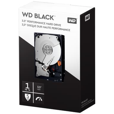 WD Black Performance 3,5" intern HDD (1 TB)