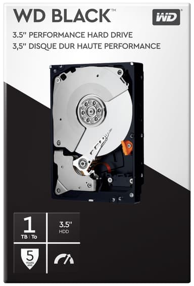 WD Black Performance 3,5" intern HDD (1 TB)