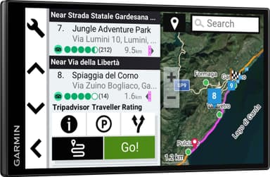 Garmin CamperVan GPS til mindre varevogne (sort)