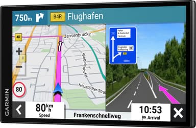 Garmin CamperVan GPS til mindre varevogne (sort)