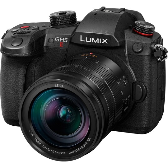 Panasonic Lumix GH5 M2 spejlløst kamera med 12-60 mm Leica objektiv