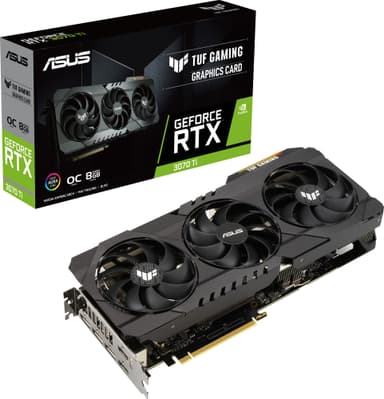 ASUS GeForce RTX 3070 Ti 8GB GDDR6X TUF OC GAMING grafikkort