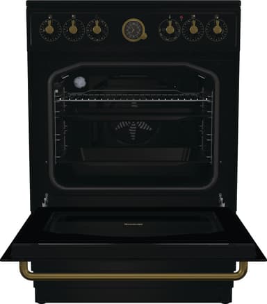 Gorenje Jet Black keramisk komfur ECS6251CLB