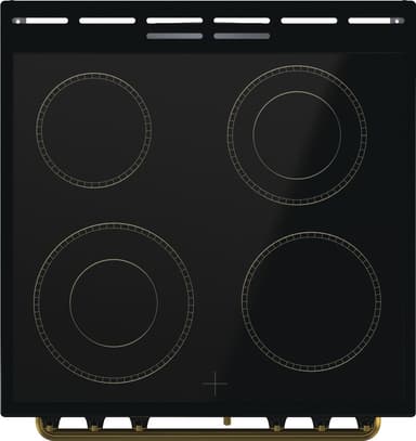 Gorenje Jet Black keramisk komfur ECS6251CLB
