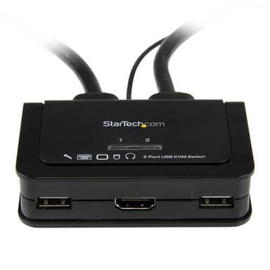 StarTech.com SV211HDUA, 1920 x 1200 pixel, Sort