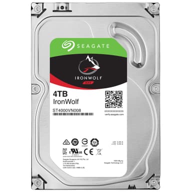 Seagate IronWolf 3.5" intern NAS HDD-harddisk (4 TB)