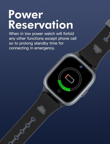 Smartwatch GPS-ur til børn sort / blå
