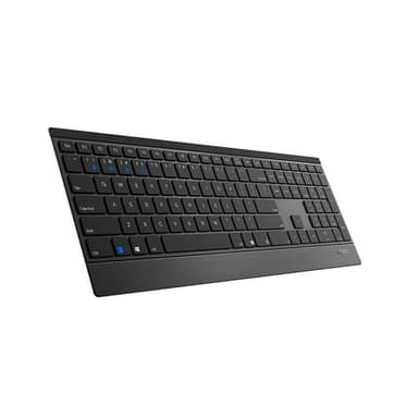 RAPOO Keyboard Ultra Slim E9500M Multi-Mode Trådløs Sort