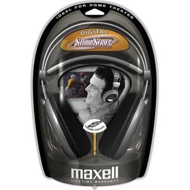 Maxell hovedtelefon med lydstyrkekontrol, 3,5 / 6,3 mm, lydstyrkekontrol, 2,5 m, svar