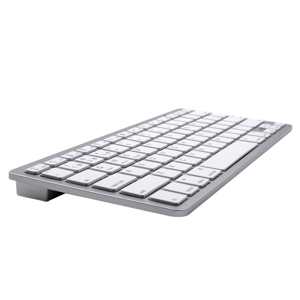 Trådløst tastatur 3.0 Hvid / Sølv | Elgiganten