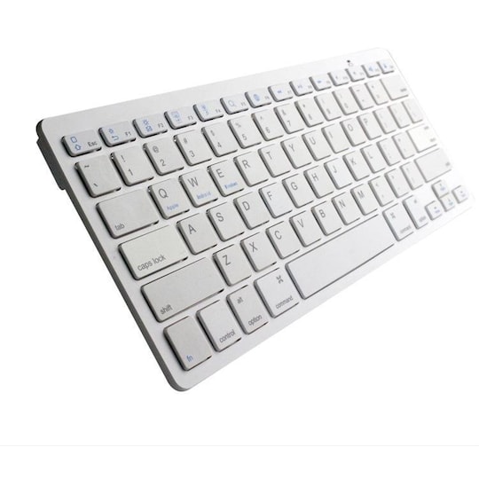 Trådløst tastatur 3.0 Hvid / Sølv | Elgiganten