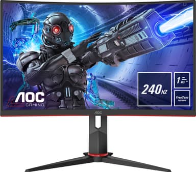 AOC C32G2ZE/BK 31,5" buet gaming skærm