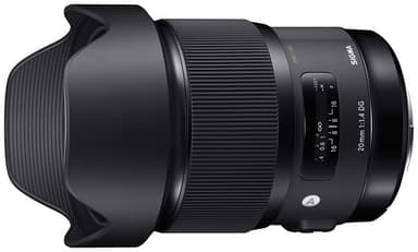 Sigma Art AF 20mm f/1,4 DG HSM objektiv til Nikon