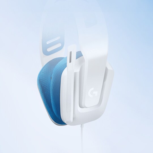 Logitech G335 gaming headset (hvid)