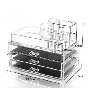 UNIQ Kosmetik Organizer - 3 skuffer SF-1303 Elgiganten